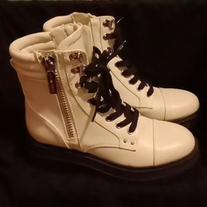 Nine west combat boots
